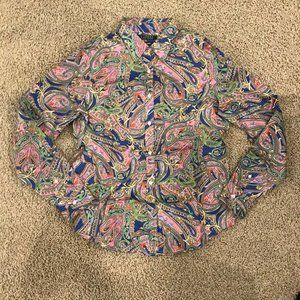 Ralph Lauren Plaid Button Up Shirt (Women's)